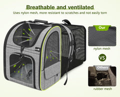 Pecute ergonomic design with padded straps for comfortable carrying
