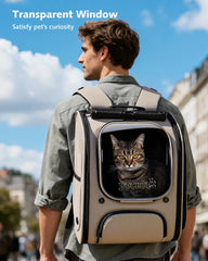 Pecute expandable function, backpack stretches to 180% for extra space.