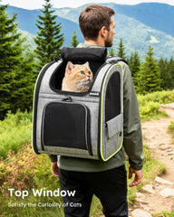 Pecute cat backpack plush cushion with removable cover for comfort.