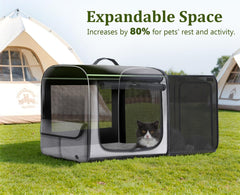 Pecute dog car carrier soft plush pad adds pet comfort.