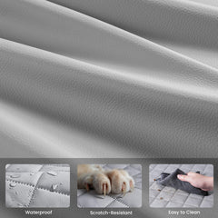 Pecute dog seat cover with six fixings straps adds stability and prevents shifting.