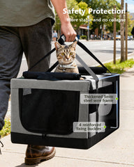 Pecute reinforced-frame carrier highlights sturdy steel for stability