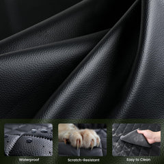 Pecute foldable dog seat cover can be hung when not in use.