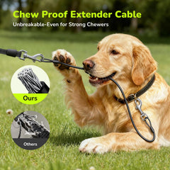 Pecute leash includes detachable poop bag dispenser for convenient cleanup.