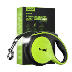 Pecute retractable leash 16-4ft offers controlled roaming for large dogs.