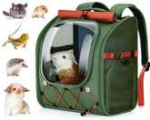 Pecute small pet carrier with transparent bubble for clear interaction and comfort.