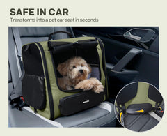 Pecute top-roller-shutter provides private space for anxious pets.
