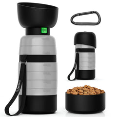 Pecute upgraded 22oz dog water bottle for on-the-go hydration.