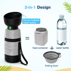5oz food container converts to snack bowl during outdoor trips.