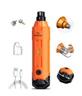 Pedgogo front view of the dog nail grinder for easy at-home grooming