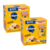 Pedigree Chopped Ground Dinner pouch pack for adult dogs, a convenient multi-meal option.