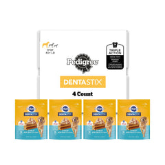 Pedigree Dentastix front packaging view for large dogs, 72 treats