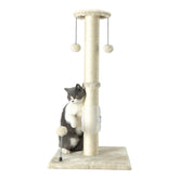 PEEKAB 32in cat sisal rope scratching post provides a durable claw-surface for home use.