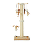 Peekab cat scratching post 27 inches for durable indoor use, showcasing sturdy construction.