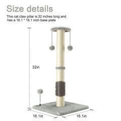 PEEKAB sturdy square base keeps the post stable