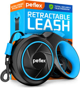 Peflex 16.4 ft retractable dog leash enabling smooth extension for daily walks.