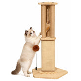 PEITA PET cat scratching post, 27 inches tall, ideal for indoor cats to scratch and play