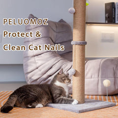 PEL UOMOZ 36-inch post with sturdy wooden base stays stable.