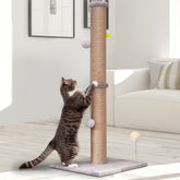 PEL UOMOZ Tall Cat Scratching Post 36-inch for durable furniture protection.