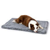 PELZIN Stoutwool bed with soft armored weave ideal for persistent chewers