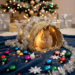PEMAR Seagrass House Tunnel Hutch, interior tunnel feature encourages gentle exploration and play.