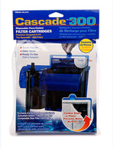 Penn-Plax Cascade 300 activated carbon cartridge reduces odors and discoloration