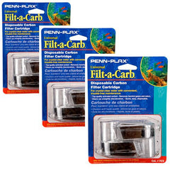 Penn-Plax Filt-a-Carb undergravel cartridge 2-pack for universal filtration improves water clarity