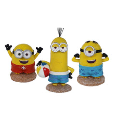 Penn-Plax Kevin Minions ornament in tank—compact decor for playful family tanks