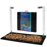Penn-Plax undergravel filter plate for 10-gallon tanks promotes steady water flow and filtration.