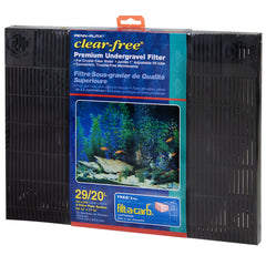 Penn-Plax Undergravel filter plates for 20β29 gallon tanks promote clear water filtration.