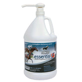 Pennwoods Essential E bottle poured to boost a horse's daily vitamin E intake.
