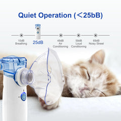 Pepultech quiet air compressor nebuliser for peaceful home use