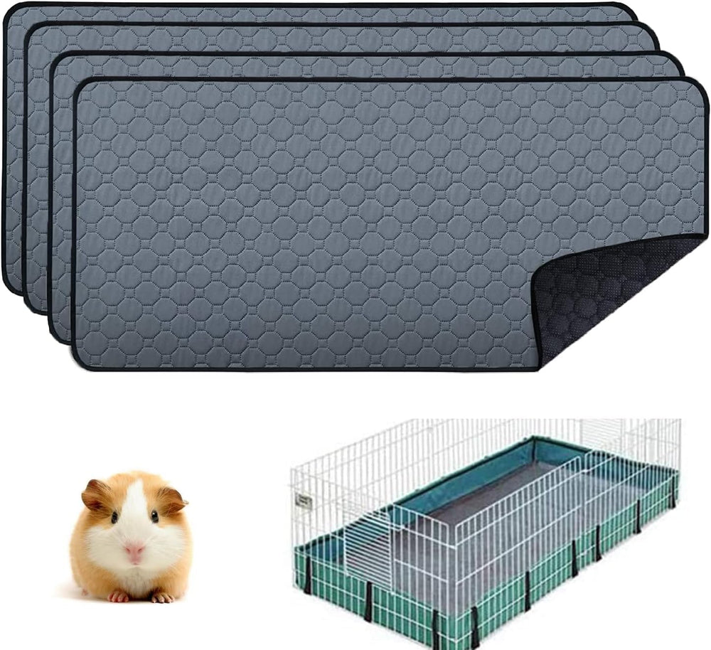 Pequano 4-pack guinea pig cage liners in packaging for easy restocking.