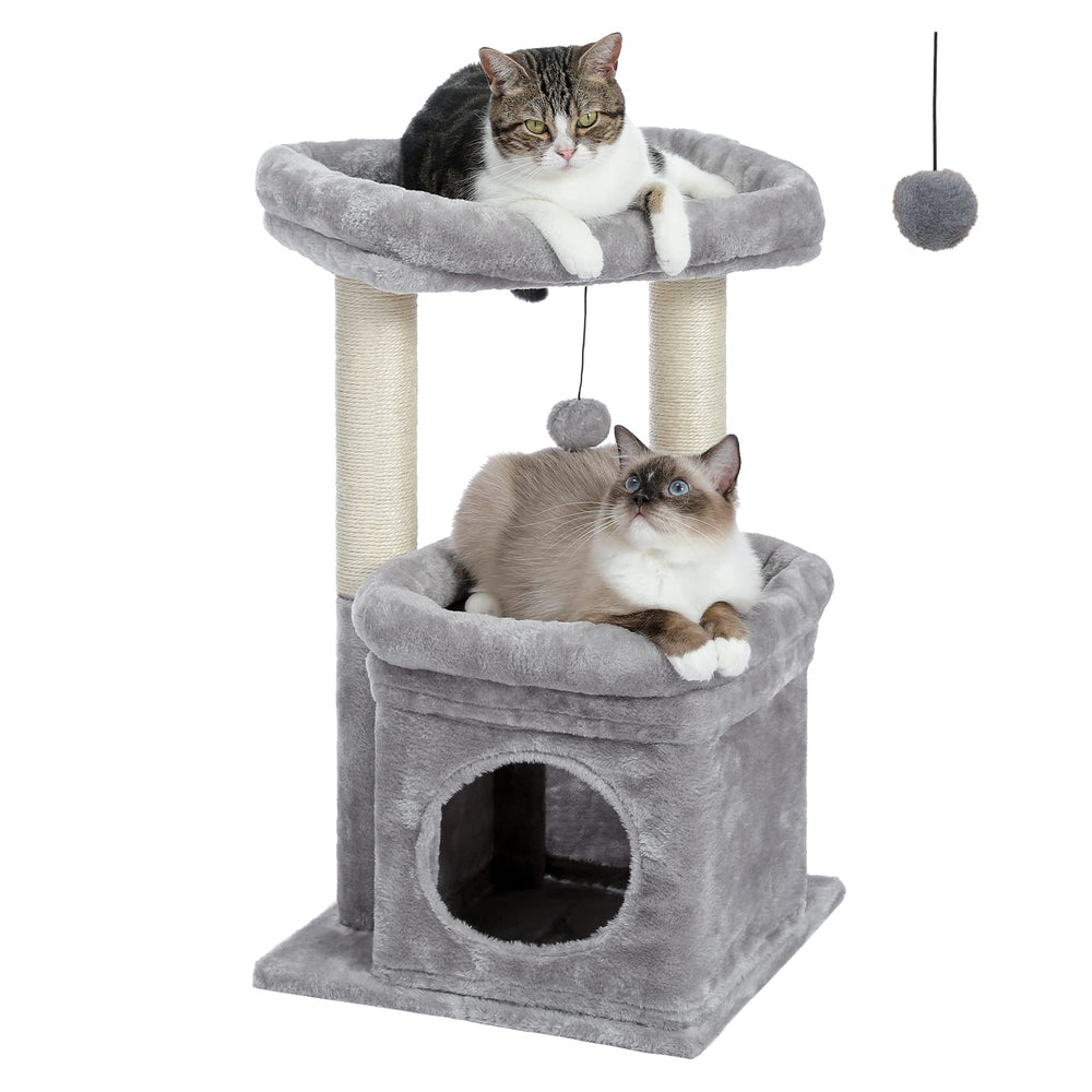 PEQULTI cat tree top perch large for lounging and sunbathing