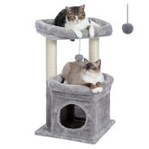PEQULTI cat tree top perch large for lounging and sunbathing