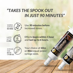 The Perfect Prep EQ Supreme applicator enables easy, show-safe administration.