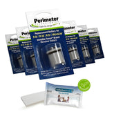 Perimeter Technologies collar battery bundle with towel for easy replacement