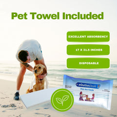 Waterproof seal protects the collar battery during outdoor adventures