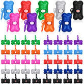 PerKoop bone-shaped poop bag dispenser ready for quick pickup on walks.