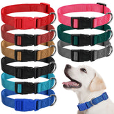 Perthlin 9pieces adjustable dog collar blue for daily walks and a comfortable fit.