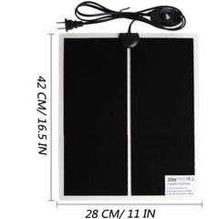 PeSandy 110V non-adhesive heat pad designed for safe reptile belly heat