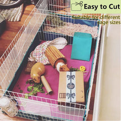 Pesandy cut-to-fit PVC guard for customizable cage protection.