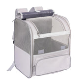 Pesen cat backpack carrier with breathable mesh for cool comfort during travel.