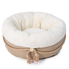 pesen cat bed with supportive walls for secure, cozy naps