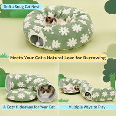 Pesen Cat Tunnel Bed tunnel encourages exploration and active play