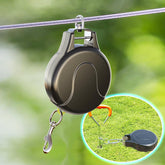 Pestairs 30ft retractable leash assembly shown for quick outdoor setup