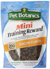 Pet Botanics Mini Training Rewards 3-flavor variety pack display, easy to grab during training breaks.