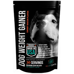 PET CARE Sciences Dog Weight Gainer bottle for easy daily dosing and weight support.