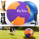 Pet Deluxe 18-inch herding ball in action for large dogs during play