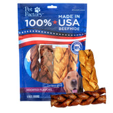 Pet Factory beefhide chew stick 6in for durable chewing.